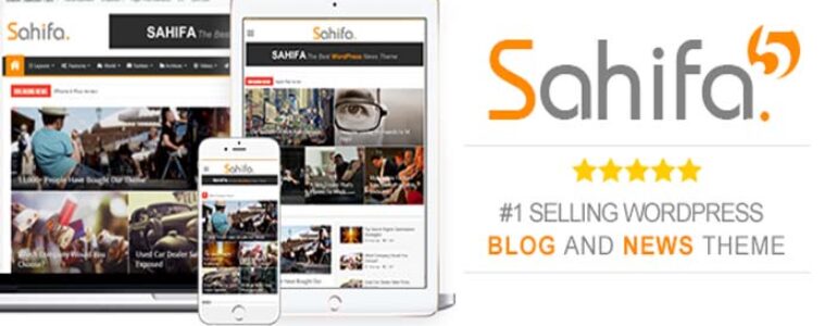 Share theme Sahifa bản quyền tuyệt đẹp để xây dựng blog kiếm tiền