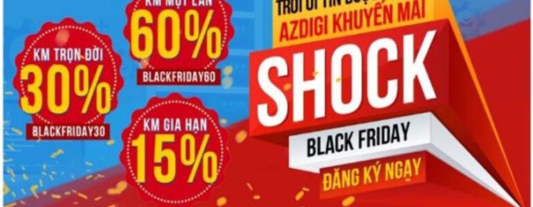 [Black Friday] AZDIGI giảm giá 60% dịch vụ hosting và VPS